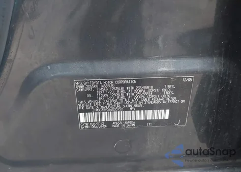 2006 Toyota Rav4 Sport из США, поврежденный, VIN JTMBD32V066003722